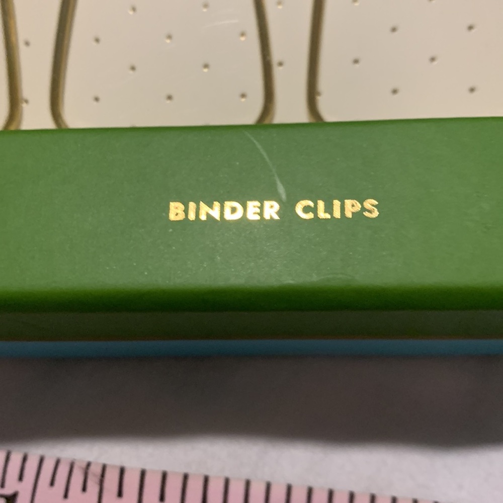 Kate Spade ♠️ Binder Clip Set - Picture 3 of 11